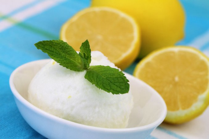 sorbetto limone menta ricetta, sorbetto limone ricetta