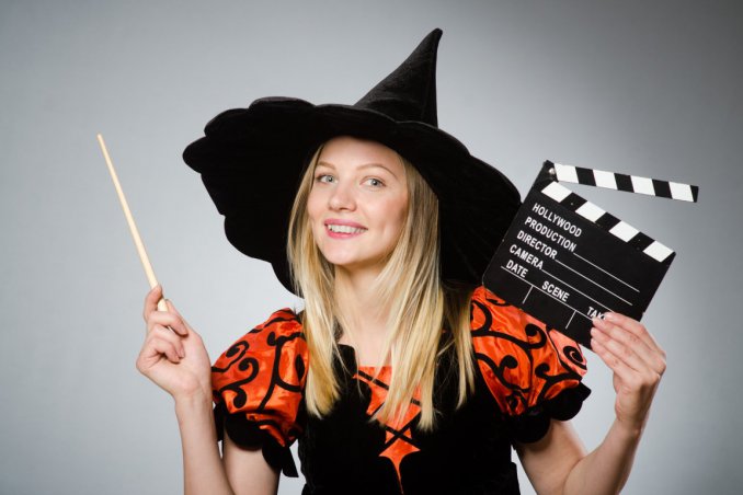 halloween, film, bambini