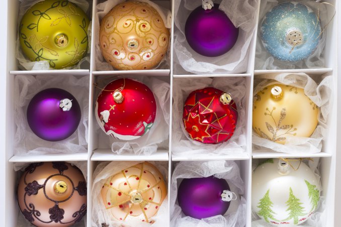 conservare decorazioni natalizie, pulizie dopo feste