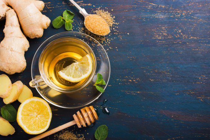 tisana, zenzero, miele