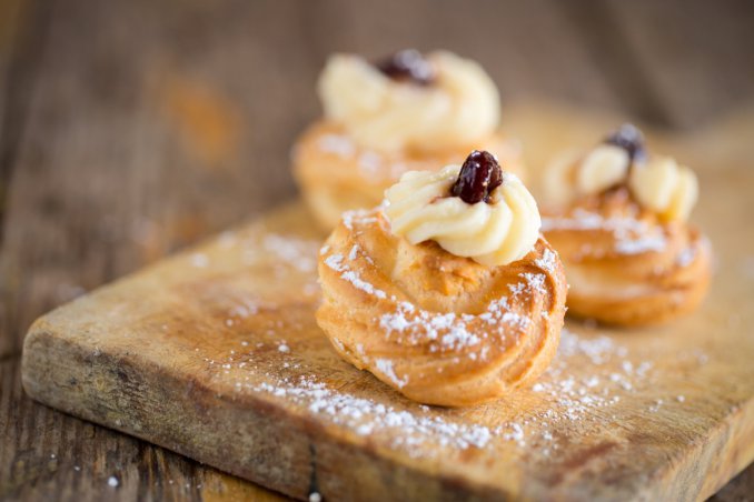 zeppole, San Giuseppe, ricetta al forno