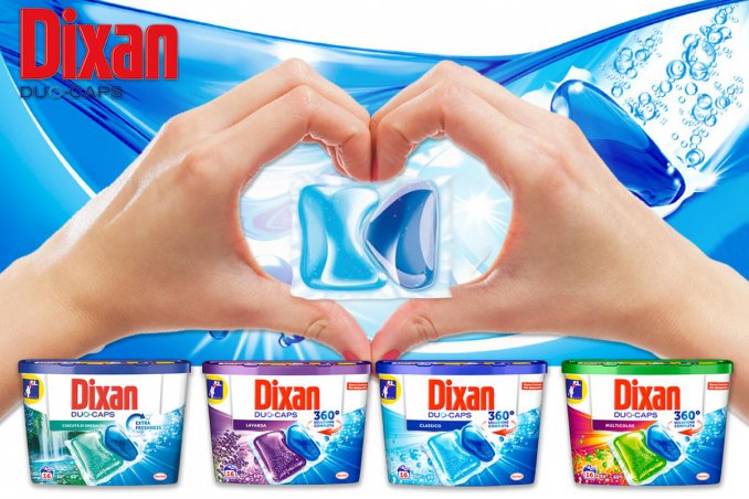 Dixan Duo Caps, bucato perfetto, lavatrice