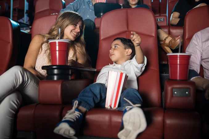bambini al cinema