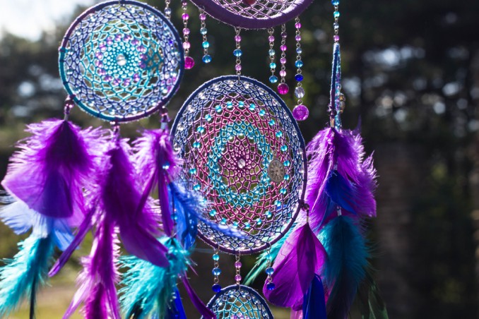 come fare un acchiappasogni, acchiappasogni fai da te facile