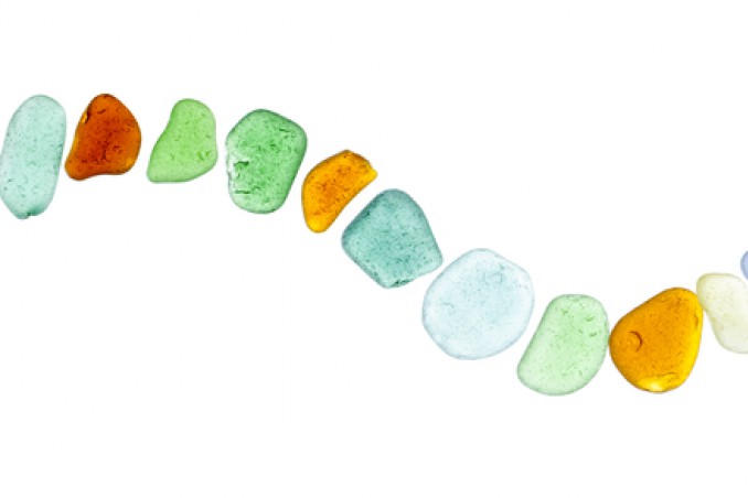 lavoretti vetrini di mare, vetri di mare, idee arredare casa