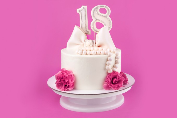 torte 18 anni, pasta di zucchero 18 anni