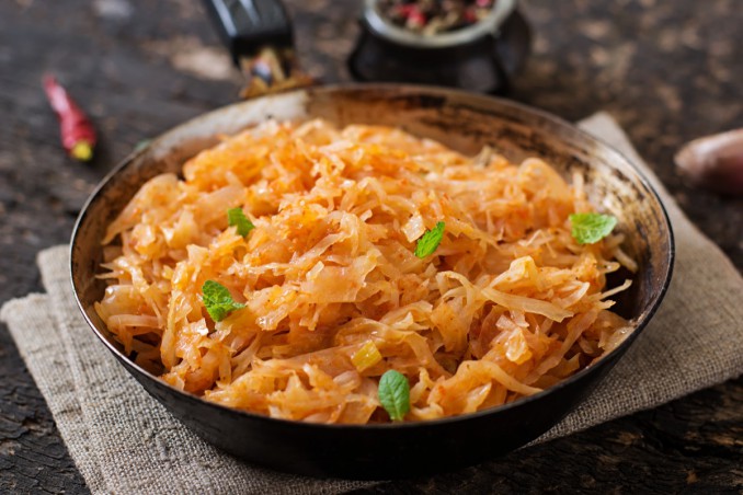 cavolo cappuccio stufato, aceto, ricetta