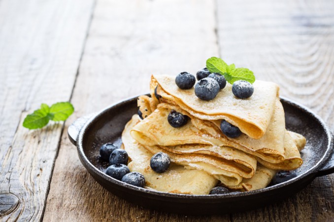 crepes, senza uova, ricetta leggera