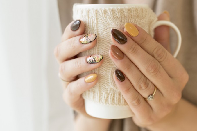 nail art, autunno 2018, tendenze