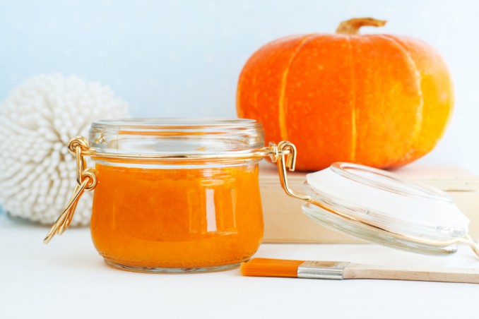 maschera zucca fai da te, maschera viso fai da te, maschera viso ricetta