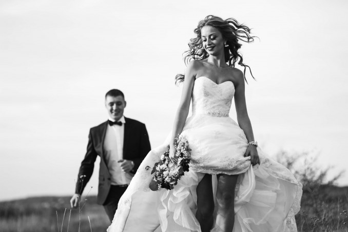 matrimonio, campagna, vestito