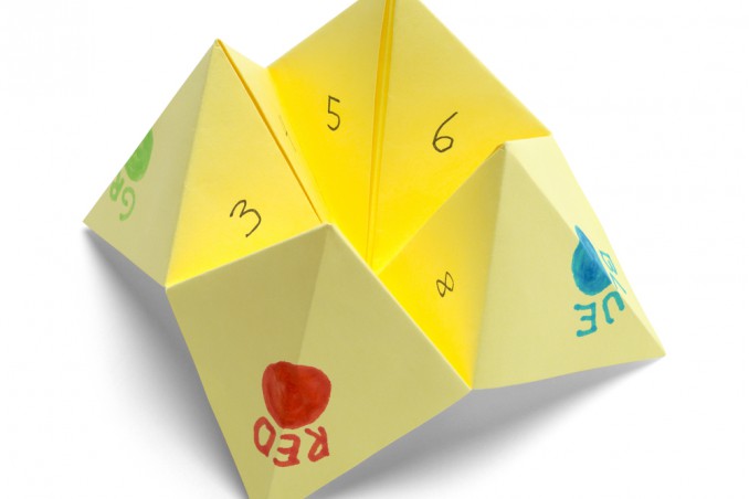 origami indovino, origami indovino istruzioni, origami indovino cosa scrivere, gioco inferno paradiso