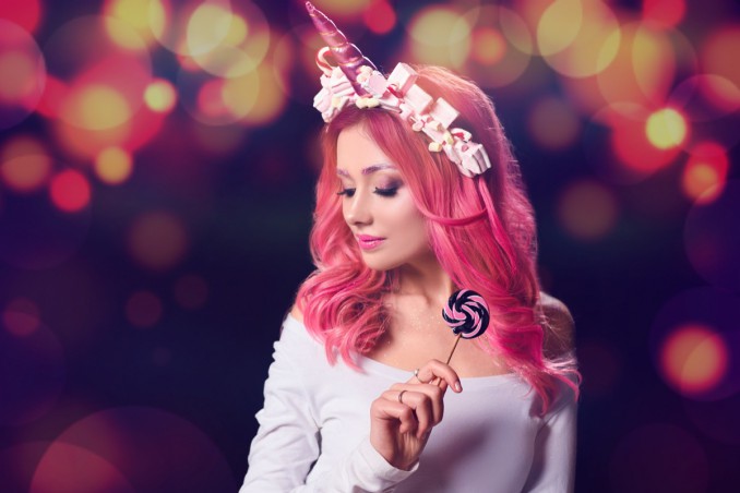 trucco, carnevale, unicorno