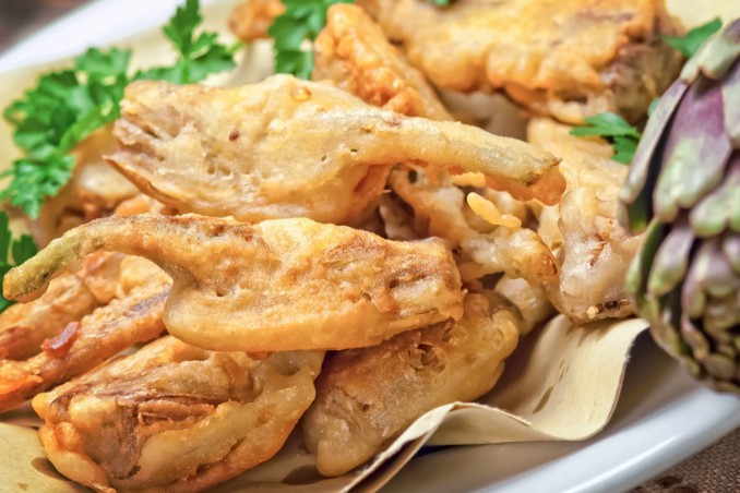 carciofi, frittura, pastella di birra