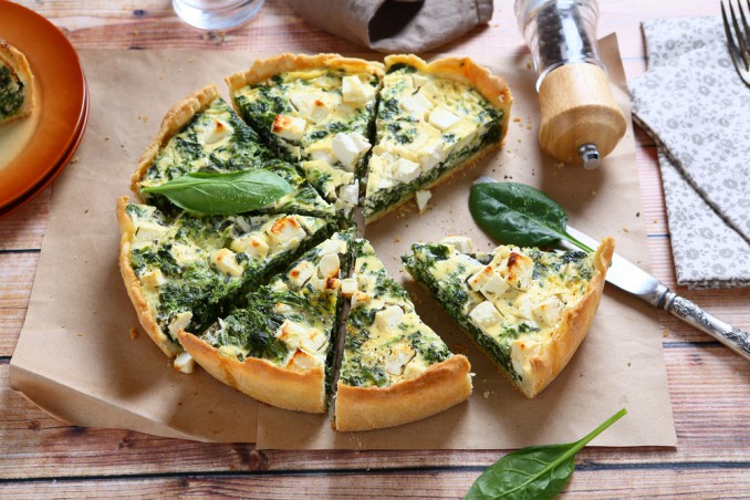 torta rustica spinaci brie