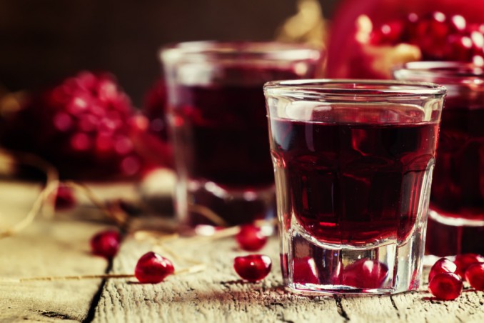 liquore, melagrana, preparazione