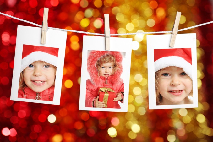 decoupage natale, idee foto natale, conservare foto