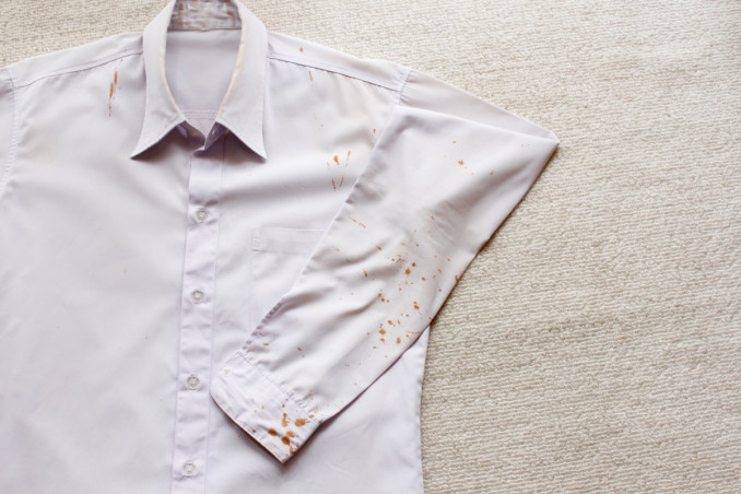 macchie, ruggine, tessuti