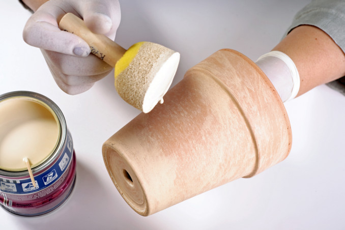 come decorare vaso decoupage, come decorare vaso