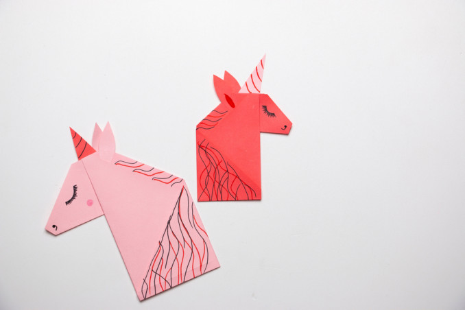 segnalibri fai da te unicorno