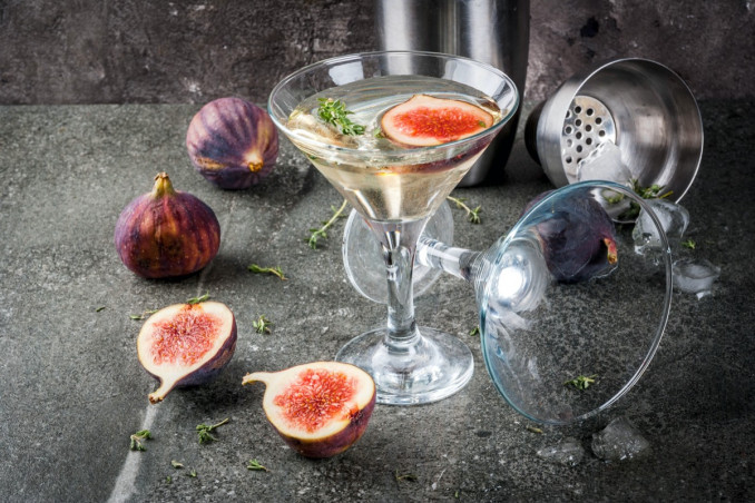 fig martini, ricette cocktail, fichi freschi