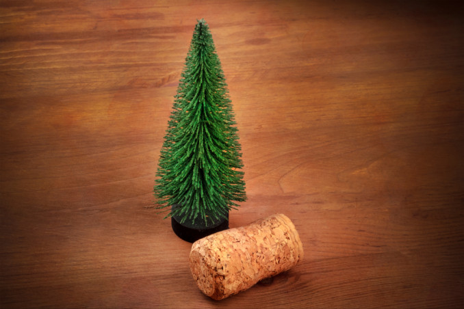 segnaposto natalizi sughero