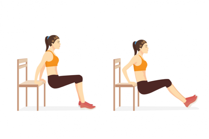 esercizi braccia sode