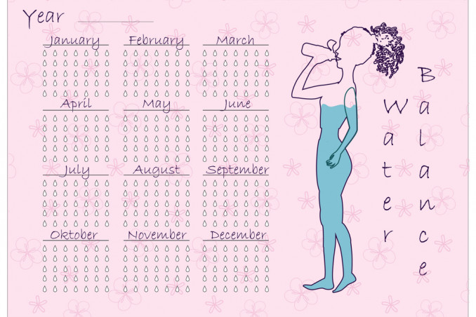 tracker acqua da stampare, tracker acqua