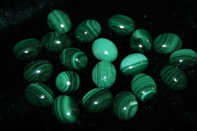 pendant cabochon macramè